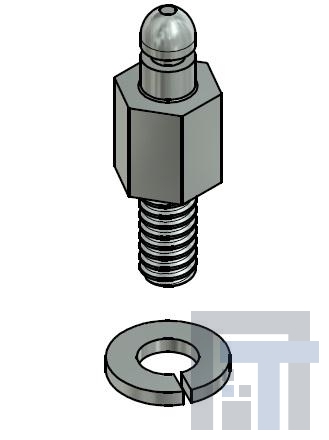 16-002190E Корпуса разъемов D-Sub  LOCKING KIT SCREW-IN-BOLT