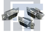 163A17769X Соединители с высокой плотностью контактов D-Sub 15 POS HD SOLDER PIN ANGLED MALE THREADED