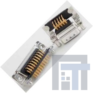 164A18199X Соединители с высокой плотностью контактов D-Sub 44P DSUB SOCKET R/A HI DENSITY THRU-HOLE