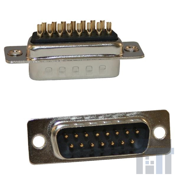 171-025-113R051 Стандартные соединители D-Sub  .237 4-40 BOARD LOCK MALE NKL DIP SOLDER