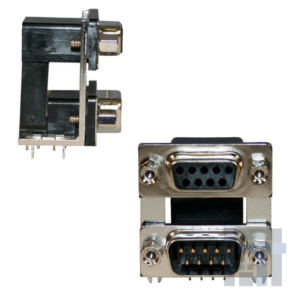 178-025-313R571 Сдвоенные соединители D-Sub  4-40 HX STDOFF FORK BOARD LOCKS