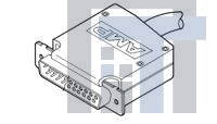 207476-1 Корпуса разъемов D-Sub  50 PIN CABLE CLAMP