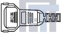 207753-1 Инструменты и аппаратное оборудование D-Sub  HDJ-20 CORD GUARD