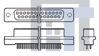 207826-3 Стандартные соединители D-Sub  HD-20 9P SOCKET