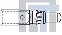 211159-1 Контакты D-Sub  PIN CONTACT, POWER