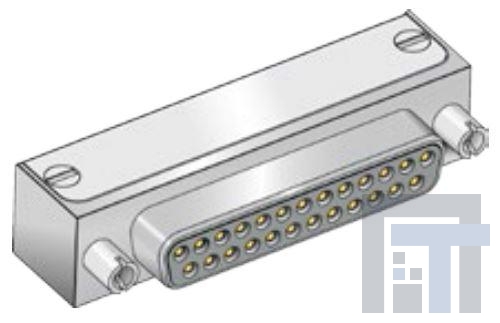 280-029S1S9MEPA Соединители с высокой плотностью контактов D-Sub Rt ang PC tail w/ jackposts recept