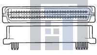 5173280-1 Стандартные соединители D-Sub  AMPLIMITE.050CAP ASY (V) 30P