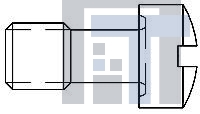 5205979-1 Инструменты и аппаратное оборудование D-Sub  SCREW 4-40 5.59mm