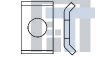 5206473-3 Инструменты и аппаратное оборудование D-Sub  DSUB ACC: SADDLE WASHER