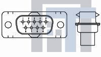 5745018-1 Стандартные соединители D-Sub  DSUB E09P CRIMP