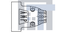 5745919-3 Корпуса разъемов D-Sub  CABLE CLAMP KIT SZ 2