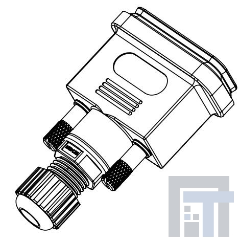 627-230-009-010 Корпуса разъемов D-Sub  BKSHL 9P w/o CONN