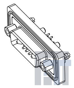 627-W7W-220-013 Соединители D-Sub со смешанными контактами WTRPF STR Dip 7W2 MLE 20AMP W/ riveted