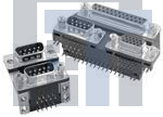 6E17-C009P-AJ121 Стандартные соединители D-Sub  R/A 9P PLUG .318