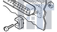 745245-2 Инструменты и аппаратное оборудование D-Sub  SPECIAL LATCH BLOCK-