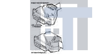 745311-1 Корпуса разъемов D-Sub  DSUB ACC: C CABLE CLAMP