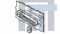 745403-2 Инструменты и аппаратное оборудование D-Sub  LATCH BLOCK SZ 1-4 (BULK PAK)