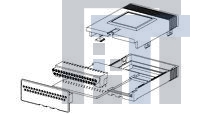 745538-5 Стандартные соединители D-Sub  CASSETTE CONN KIT