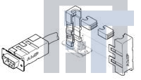 745547-2 Корпуса разъемов D-Sub  CBL CLMP KIT SZ 1