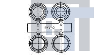 747746-1 Инструменты и аппаратное оборудование D-Sub  GROMMET SIZE 1 & 2