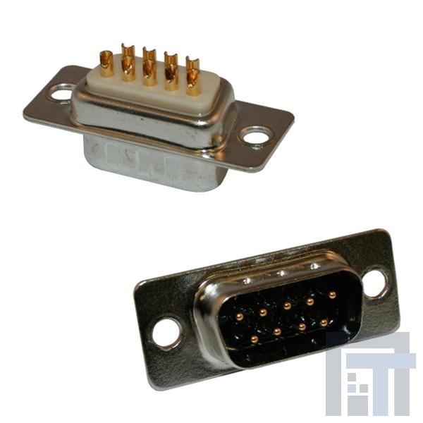 772-E15-103R001 Стандартные соединители D-Sub  15P MALE IP67 SOLDER CUP