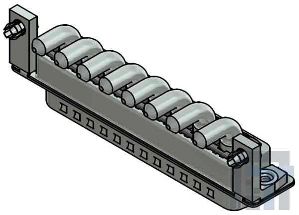 8F8SPA28S58K40X Соединители D-Sub со смешанными контактами 8W8 M FILT 40A R/A M.BRKT 4-40 INS/CLIP