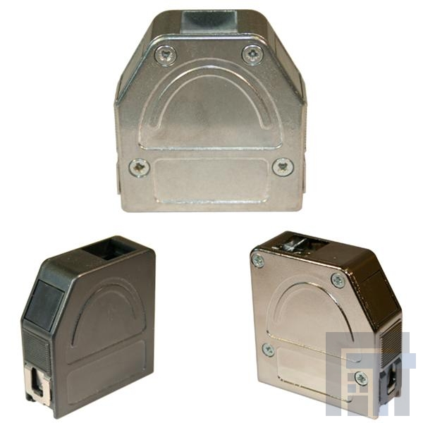 955-025-030R121 Корпуса разъемов D-Sub  25P 180/30D Qk Lock Die Cast