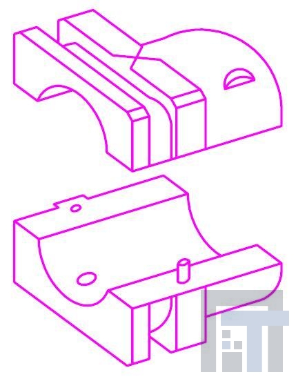 970-RACIR020 Инструменты и аппаратное оборудование D-Sub  Compression Inserts Metalized Plastic