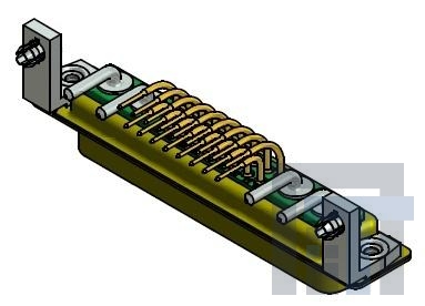 CFM21WA4P5-0394 Соединители D-Sub со смешанными контактами 21WA4 M LOADED MIX LAYOUT