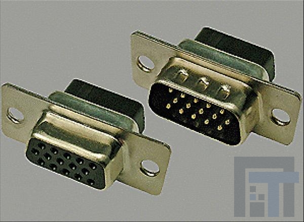 CT09-15P7-K121 Соединители с высокой плотностью контактов D-Sub H-D D-Sub Plug Size 1 W/ Grd Detent