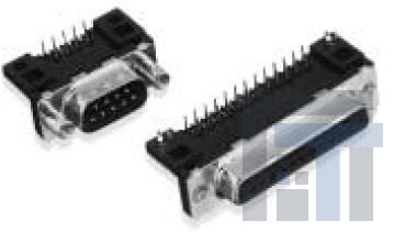 D25P13F6GL00LF Стандартные соединители D-Sub  DSUB R/A STB 25P
