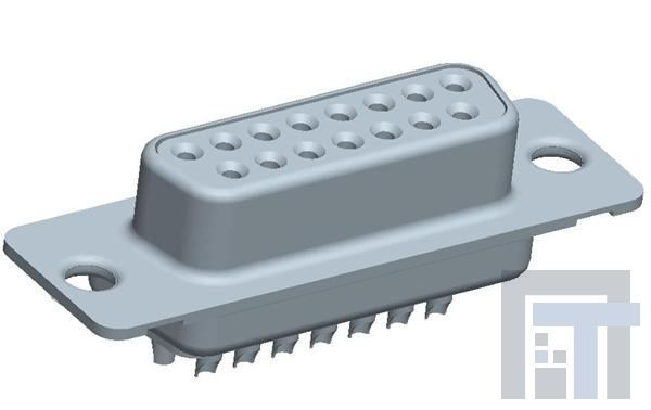 DAP15S065TLF Стандартные соединители D-Sub  15P FEMALE SOLDER SHELL SIZE A