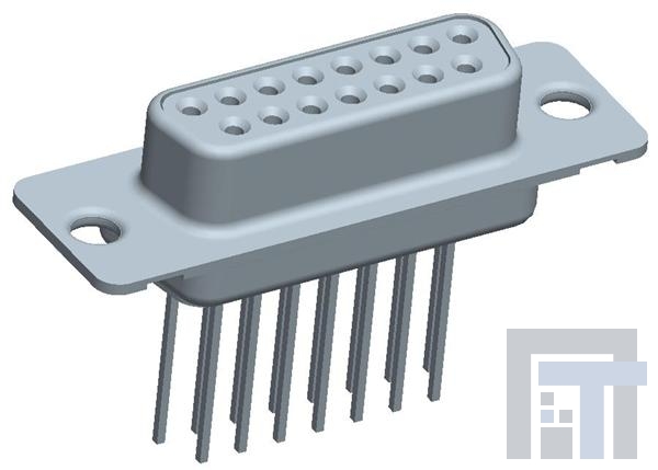 DAP15S465TLF Стандартные соединители D-Sub  15P FEMALE MACHINED SHELL SIZE A