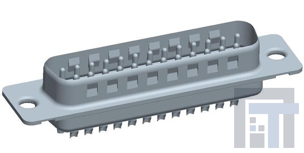 DBP25P065TXLF Стандартные соединители D-Sub  25P MALE SOLDER SHELL SIZE B