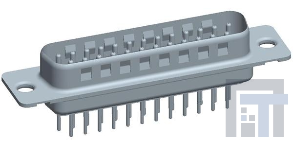 DBP25P365TXLF Стандартные соединители D-Sub  25P MALE MACHINED SHELL SIZE B