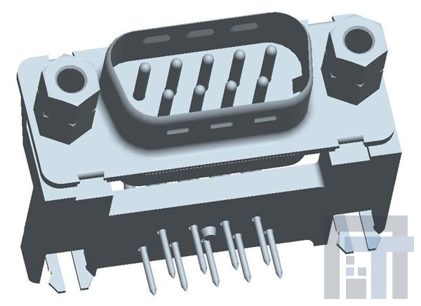 DEPL09P565MTXLF Стандартные соединители D-Sub  DSUB DP RA STB 9 PIN