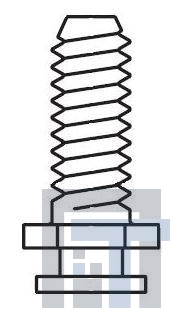 F-SGV1-5 Инструменты и аппаратное оборудование D-Sub  SLIDE LOCK POST 4-40 8MM PAIR