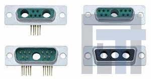 F3W3SC-1002 Соединители D-Sub со смешанными контактами 3W3 PCB SOCKET MIXED GENDER