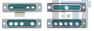 FM13W3S1-K121 Соединители D-Sub со смешанными контактами 13 POS PCB SKT 13W3 10 PIN 3 HOLE