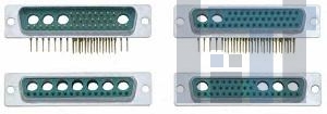 FM36W4P5-K120 Соединители D-Sub со смешанными контактами R/A PLG 34PIN 4 HOLE