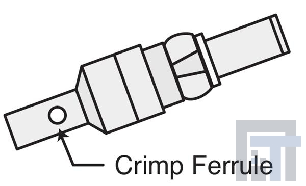 FMS001P102 Контакты D-Sub  50 OHM CR/CR PLUG