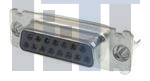 L177DFAH15S0L2RM5 Стандартные соединители D-Sub  DSUB A15S RA318 SUBMINIATURE