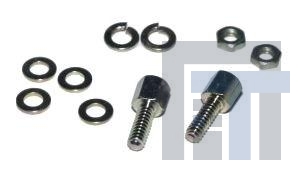 L17D204182 Инструменты и аппаратное оборудование D-Sub  D SUB-FEMALE SCREW LOCK ASSBLY