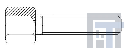 L17D204182LEX Инструменты и аппаратное оборудование D-Sub  D-Sub Accessory Screwlock Nut/Washer