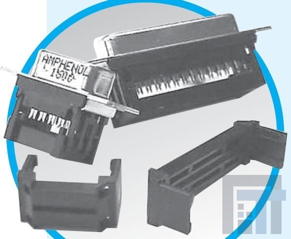 L17DEFRB09S Стандартные соединители D-Sub  9P Female IDC Sz E Flat Ribbon Cable