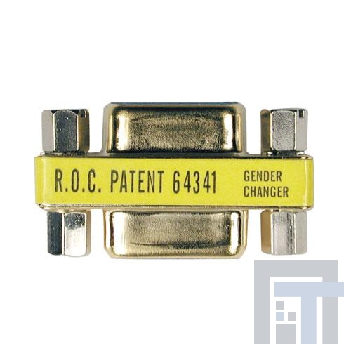 P150-000 Адаптеры и переходники D-Sub Tripp Lite Compact Gold DB9 Gender Changer Adapter Connector DB9 F/F