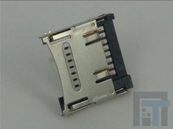 1010030368 Соединители для карт памяти Micro SD 8 Pin PCB Connector