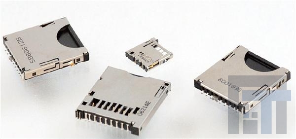 368637-3 Соединители для карт памяти microSD Push-Push