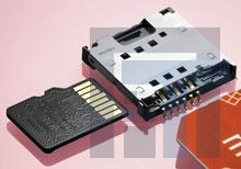 49619-1611 Соединители для карт памяти 8P MICRO SD/SIM COMBO PUSH/PUSH