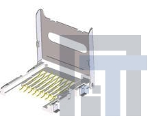 500901-0801 Соединители для карт памяти RIGHT ANGLE SMT Hinge Type